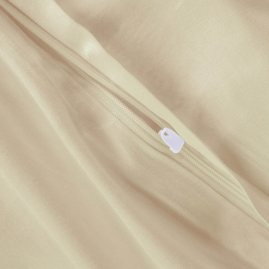 SATÉNOVÉ OBLIEČKY SATINLOVE CLASSIC 140X200 CM, 1KS 70X80 CM KRÉMOVÉ