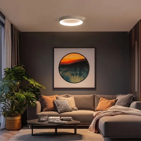 BRILAGI - LED stmievateľné stropné svietidlo FALCON SLIM LED/42W/230V biela/béžová + diaľkové ovládanie