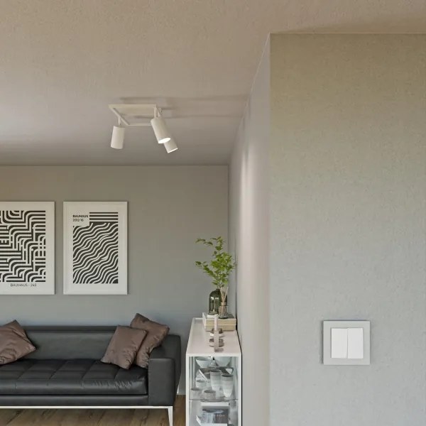 Bodové svietidlo 3xGU10/30W/230V biele