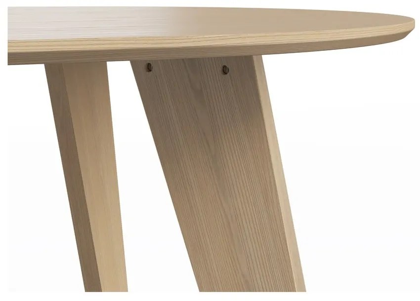 Jedálenský stôl s doskou v dubovom dekore v prírodnej farbe 100x180 cm Lago – TemaHome