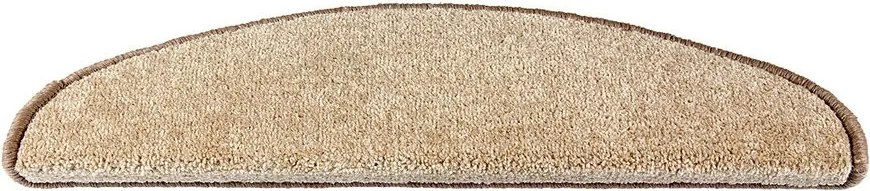 Nášľapy na schody Eton béžový polkruh, samolepiaci - 28x65 polkruh (rozmer vrátane ohybu) Vopi