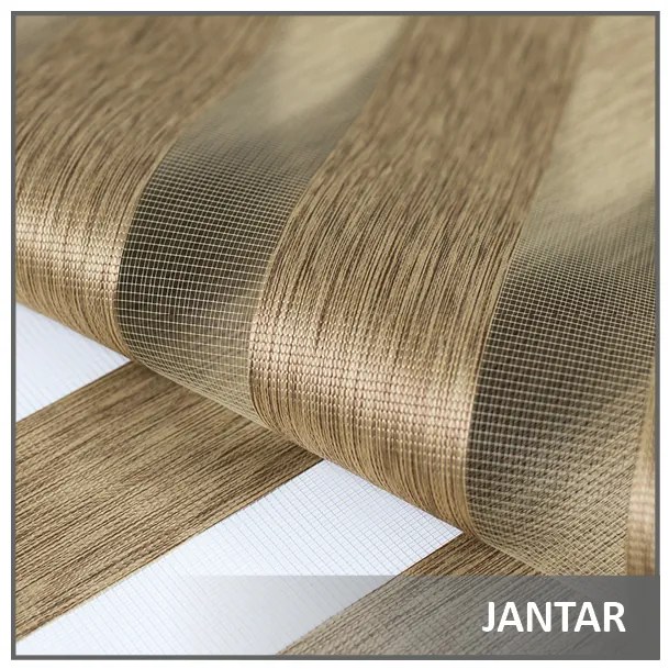 Dekodum Neinvazívna roleta Premium Deň a Noc Jantarová Šířka (cm): 42, Dĺžka (cm): 150, Strana a farba mechanizmu: Ľavá – Biela