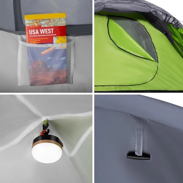 Stan pre 4 osoby NILS Camp Discovery NC6006 - zelený