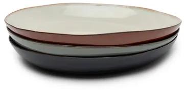 Servírovací tanier Terres De Rêves – červený/sivomodrý