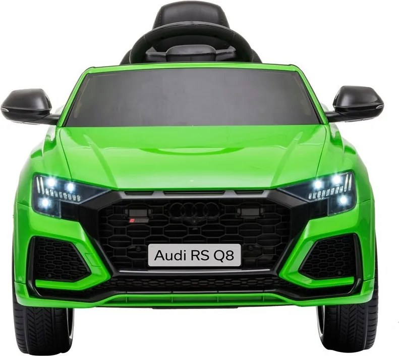 LEAN CARS Elektrické autíčko Audi RS Q8 LED MP3 diaľkové ovládanie zelené