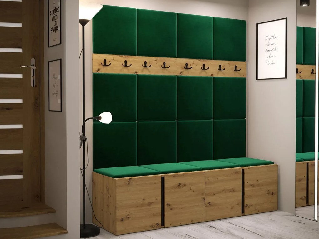 Predsieňová zostava Tavasz V, Farby: kašmír, Farba čalúnenia:: Manila 16