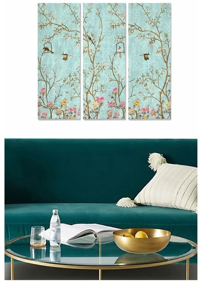 Obrazy v súprave 3 ks 20x50 cm – Wallity