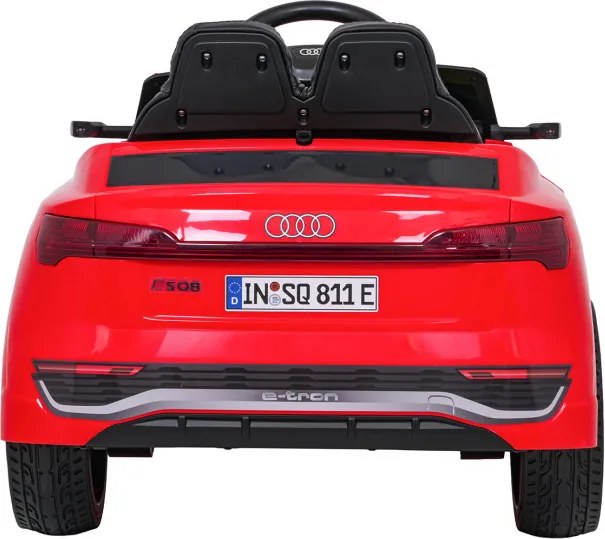 Elektrické autíčko Audi SQ8 červené / sivé