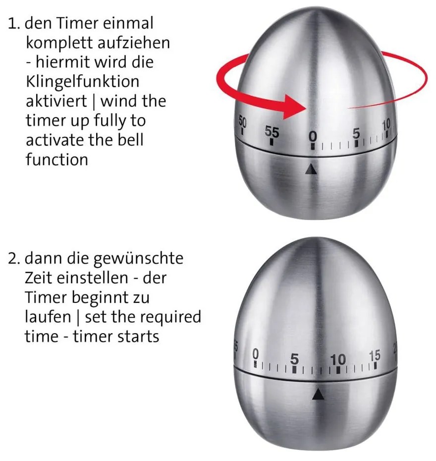 Minútka v striebornej farbe Tempus – Westmark