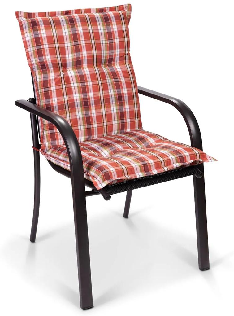 Prato, čalúnená podložka, podložka na stoličku, podložka na nižšie polohovacie kreslo, na záhradnú stoličku, polyester, 50 × 100 × 8 cm, 1 x vankúš