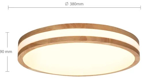 Brilagi - LED Stmievateľné stropné svietidlo MOLINA LED/48W/230V 3000-6500K + DO