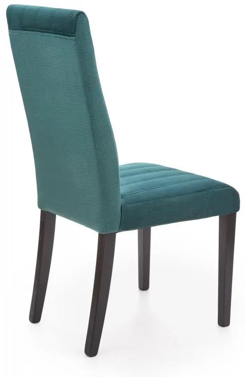 Jedálenská stolička DIEGO 2 – masív, látka, viac farieb čierná / modrá