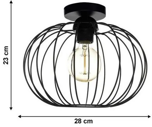 Prisadený luster EARTH L 1xE27/60W/230V