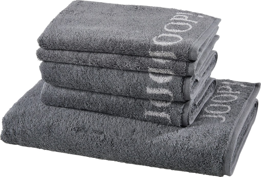 XXXLutz SADA FROTÉ UTERÁKOV, antracitová, sivá Joop! - Kúpeľňový textil - 003367070005