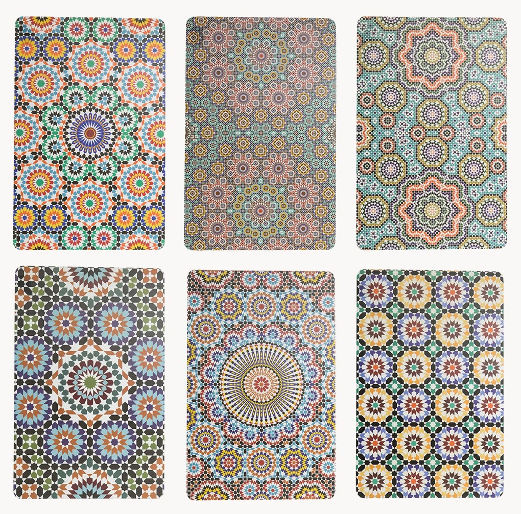 Obojstranné prestierania Marrakesh Doubleface, 6 ks