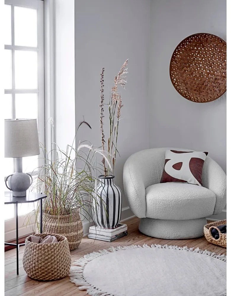 Sivo-béžová stolová lampa Kean - Bloomingville