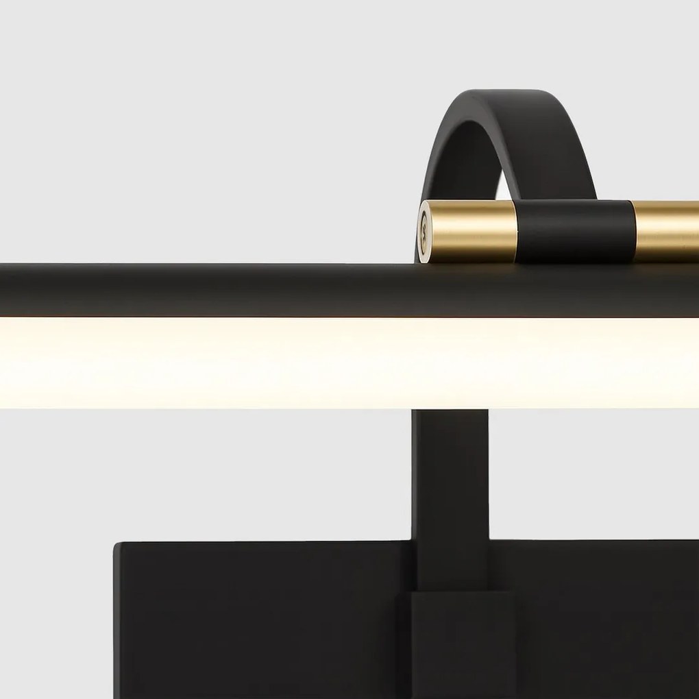 Nástenné LED svietidlo Vinci, 1x LED 12w, 4000k, (fi 40cm), b/g