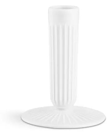 Biely kameninový svietnik Kähler Design Hammershoi, výška 12 cm