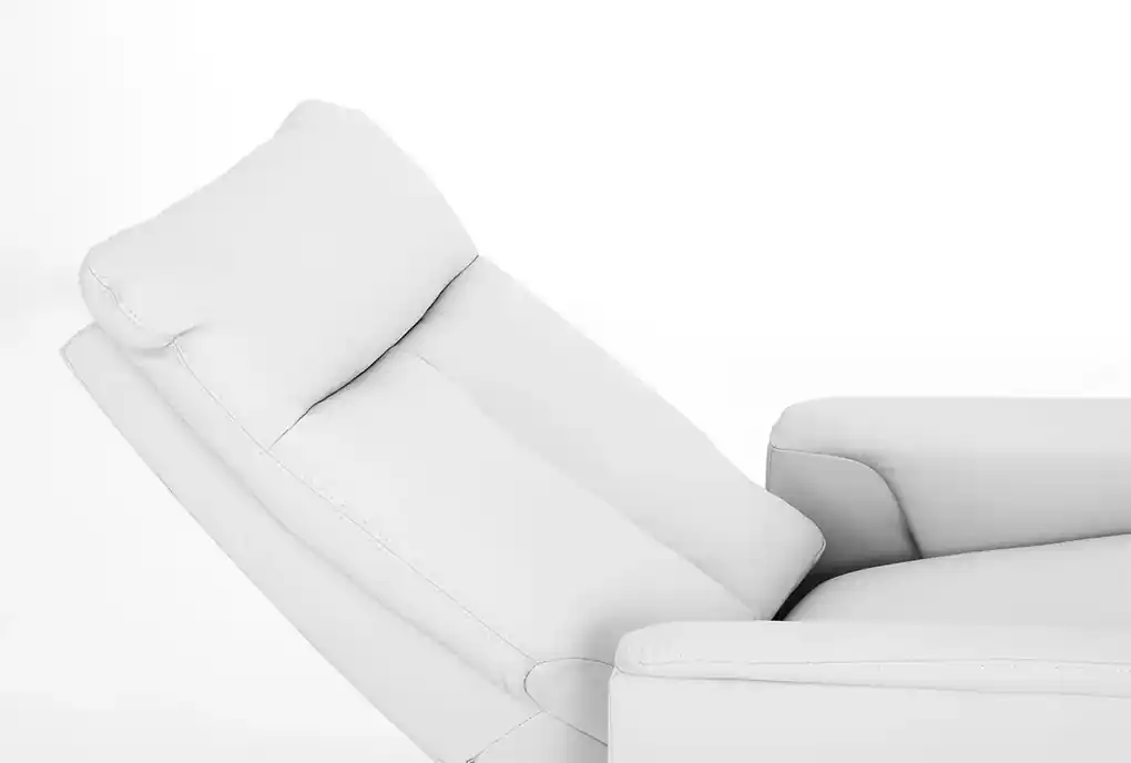 DREVONA Relaxačné kreslo biele TAPIO | BIANO