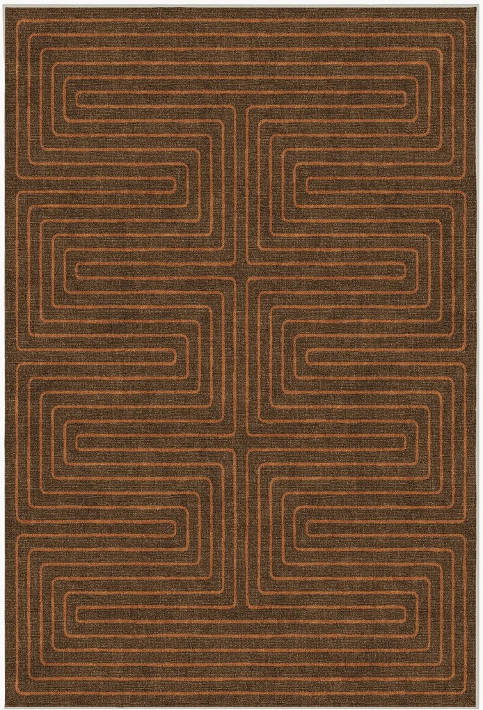 Umývateľný koberec's nízkym vlasom Labyrinth by Jonathan Adler