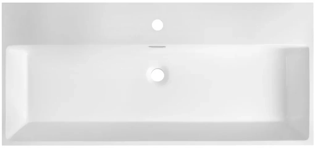 Sapho Sapho, AQUATIC umývadlo, liaty mramor, 100x46cm, biela, AT100