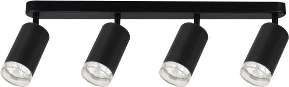 Brilagi - Kúpeľňové bodové svietidlo SELE 4xGU10/30W/230V IP44 čierna