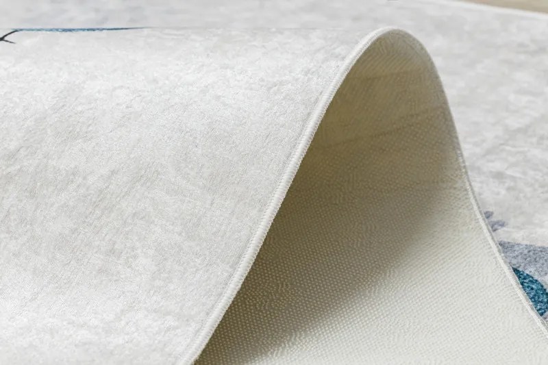 Dywany Łuszczów, Detský kusový koberec Bambino 1161 Owls grey, 80x150, šedá, detská izba