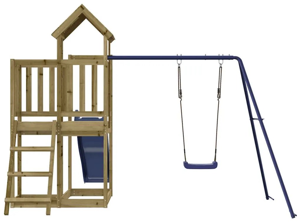 Vonkajšia súprava na hranie impregnovaná borovica