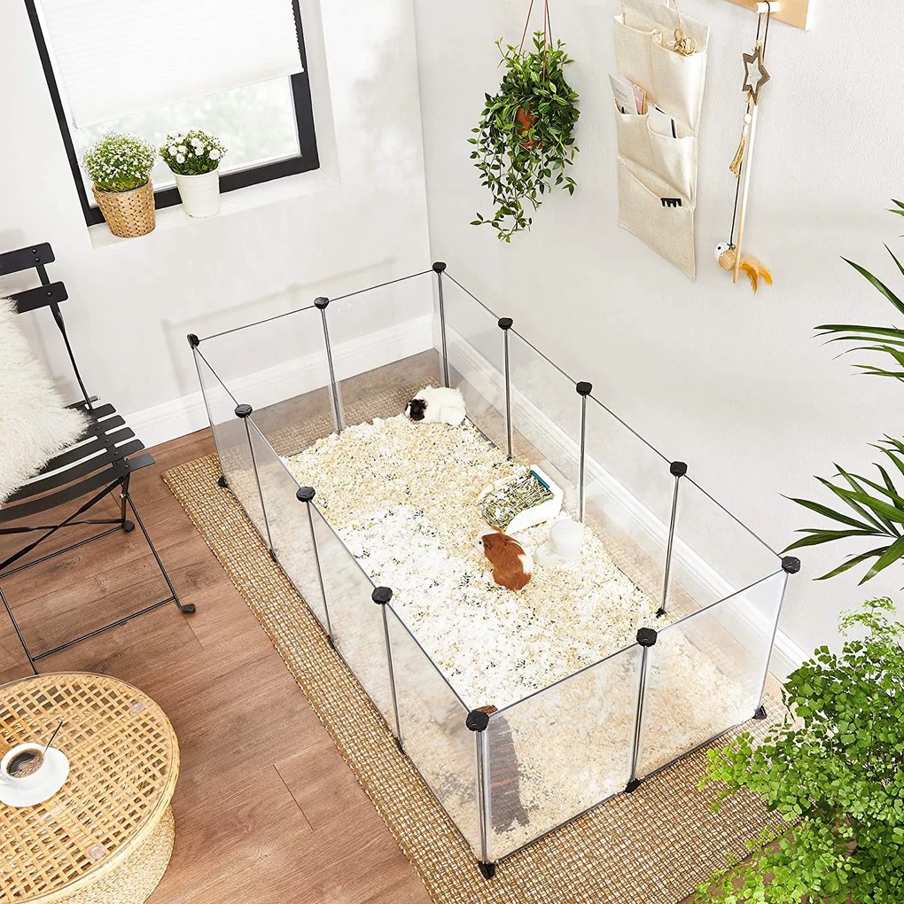 Klietka pre malé domáce zvieratá so spodnou časťou, 20 panelov
