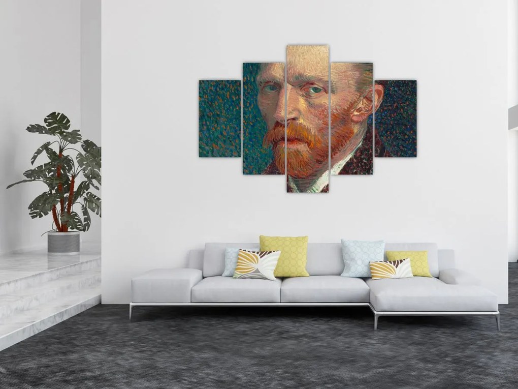 Obraz -  Vincent van Gogh, Self-Portrait, reprodukcia (150x105 cm)