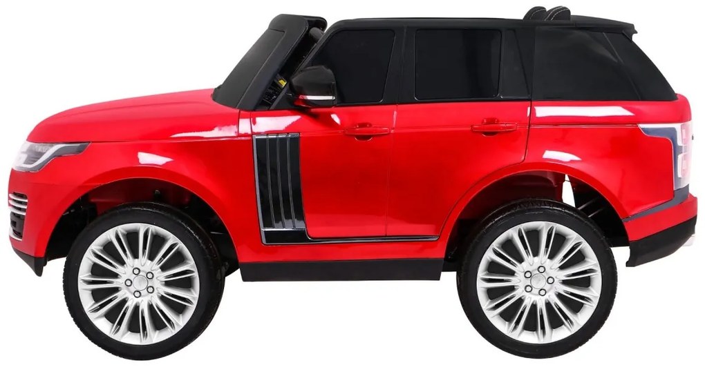 RAMIZ ELEKTRICKÉ AUTÍČKO RANGE ROVER HSE - ČERVENÉ- 4 x 45W - 2 x 12V/7Ah, - DVOJMIESTNE - LAKOVANÉ - 2022