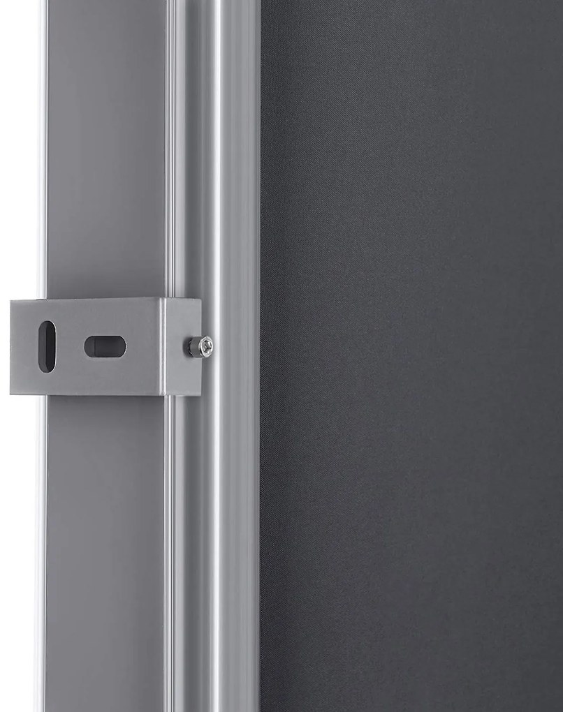 Bočná markíza 160x300 cm dymovo sivá