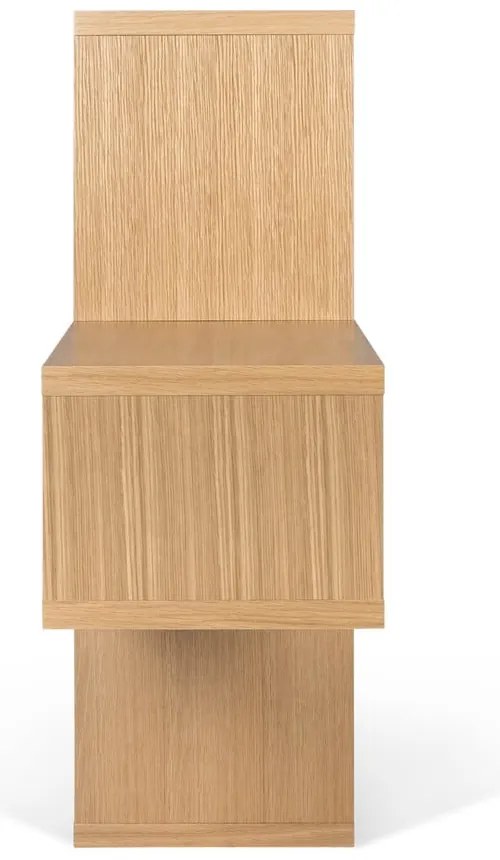 Hnedá knižnica TemaHome London, 34 × 100 cm