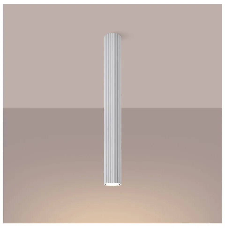 Biele bodové svietidlo Gleam – Sollux