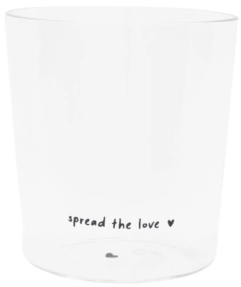 Bastion Collections Pohár na vodu Spread the Love 300 ml