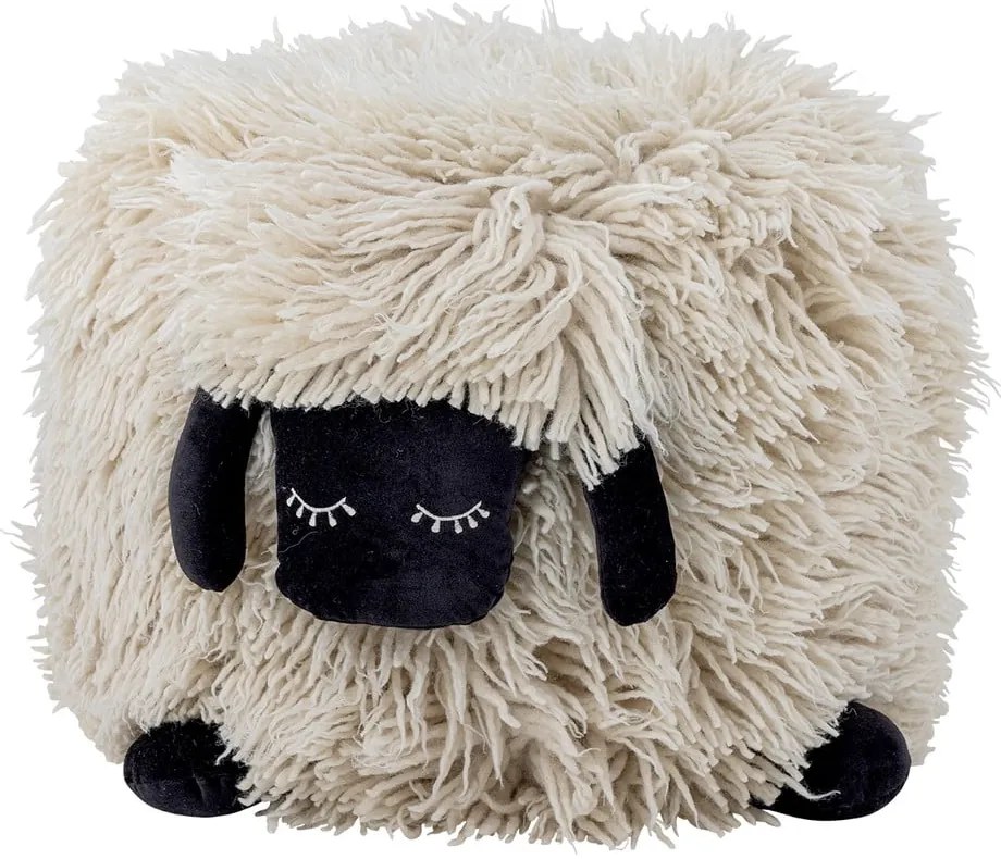 Krémový vlnený detský sedací vak Dolly – Bloomingville Mini