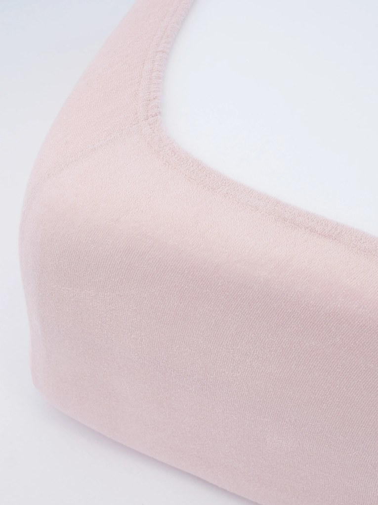 Froté plachta 160 × 200 cm - staroružová