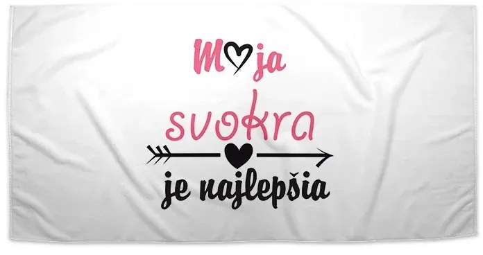 Sablio Uterák Moja svokra je najlepšia - 30x50 cm