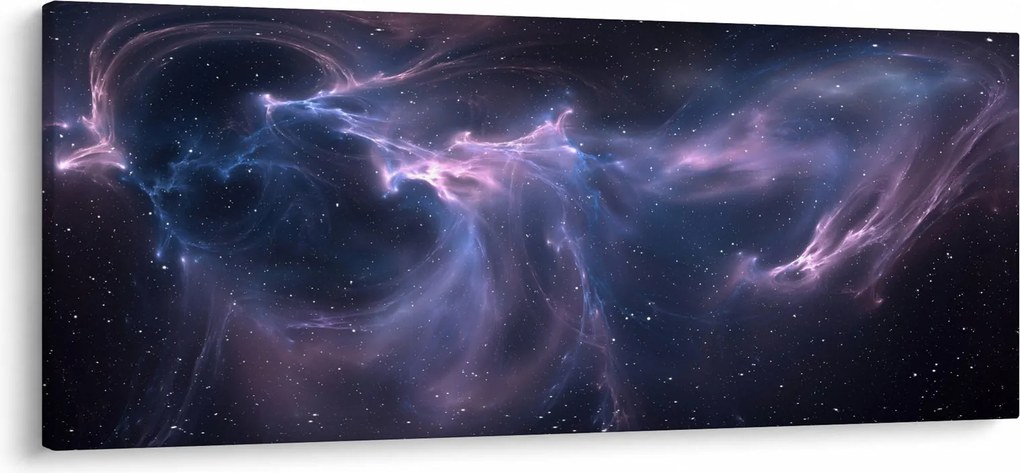 Obraz - Vesmírna hmlovina (120x50 cm)