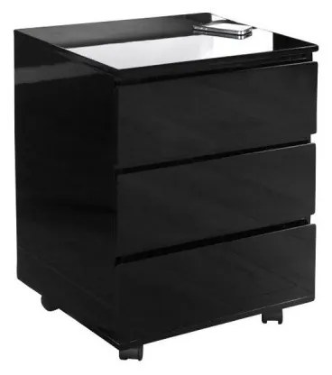 Invicta Kancelársky kontajner Fasto čierny