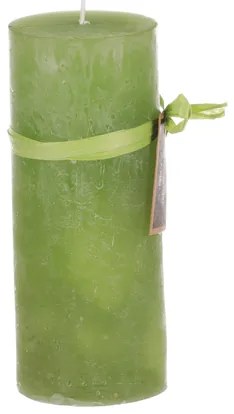 Sviečka 15cm zelená