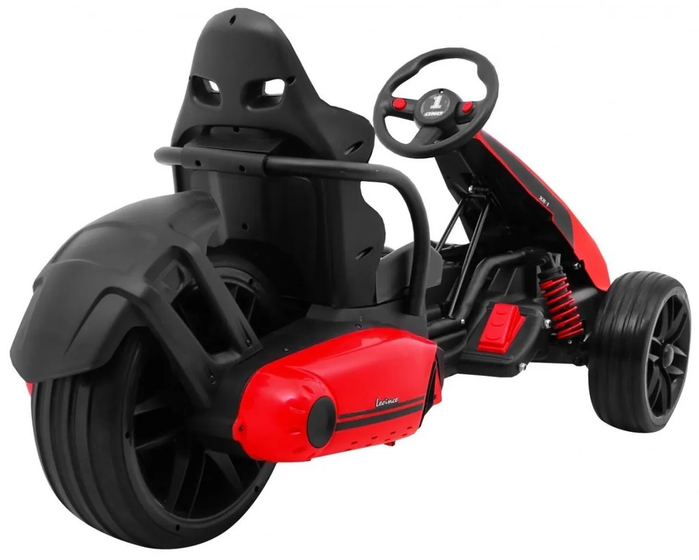 RAMIZ ELEKTRICKÉ AUTÍČKO - MOTOKÁRA BOLID XR-1- ČERVENÉ - 2 x 35W - 12V/7Ah - 2023