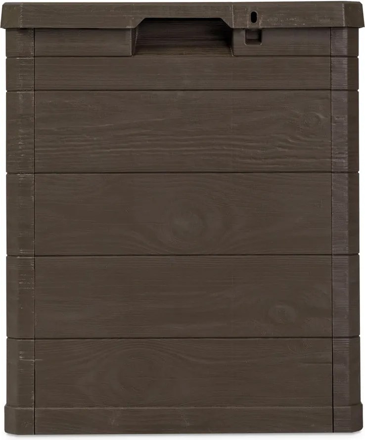 Tmavohnedý záhradný úložný box Woodys – Toomax