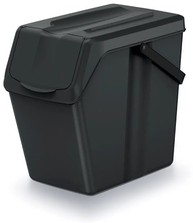 Odpadkový kôš Soorti 25 L čierny