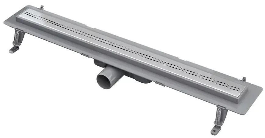 Odtokový žľab Cubik Abs+Inox 900