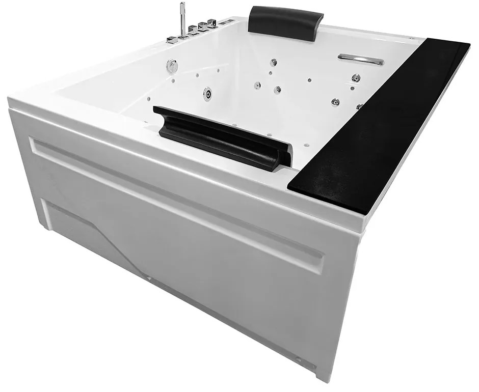 M-SPA - Kúpeľňová vaňa SPA s hydromasážou 180 x 150 x 72 cm (MSPA1285)