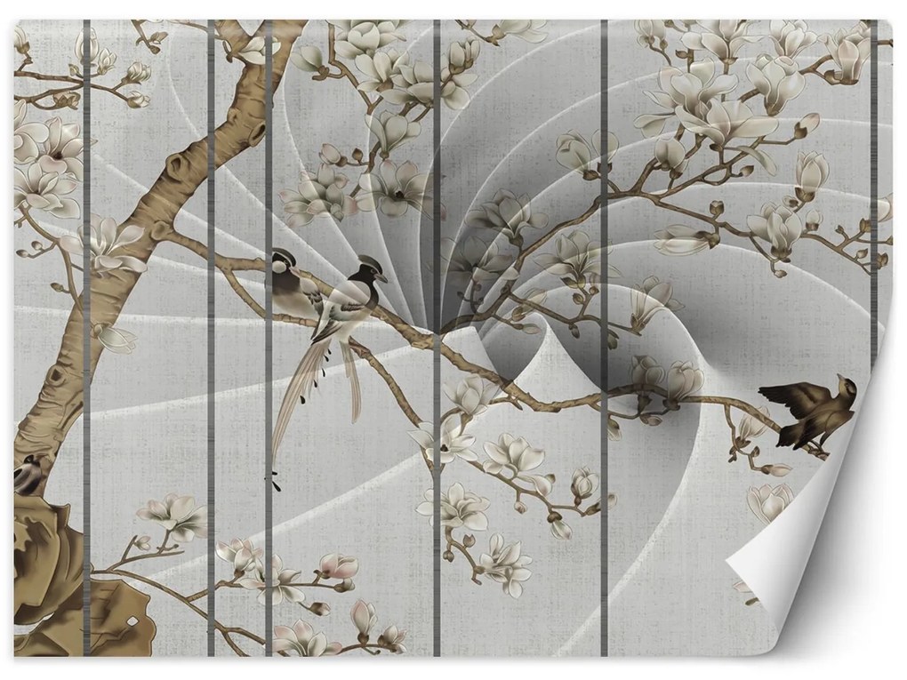 Gario Fototapeta Vtáky na strome Materiál: Vliesová, Rozmery: 400 x 280 cm
