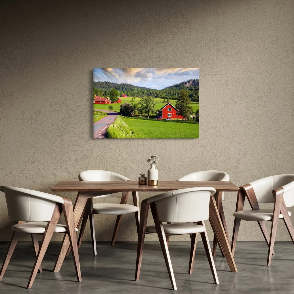 Obraz vidieka (90x60 cm)