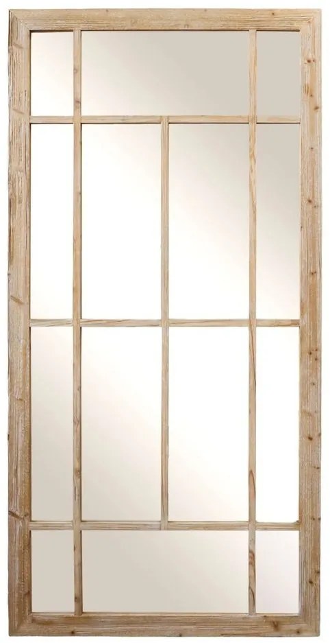 Prírodné antik nástenné zrkadlo z recyklovaného dreva Cilla - 100*5*200 cm