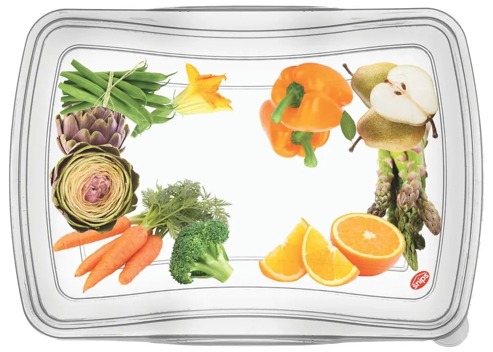 Súprava 3 škatuliek na potraviny Snips Classic, 1 l